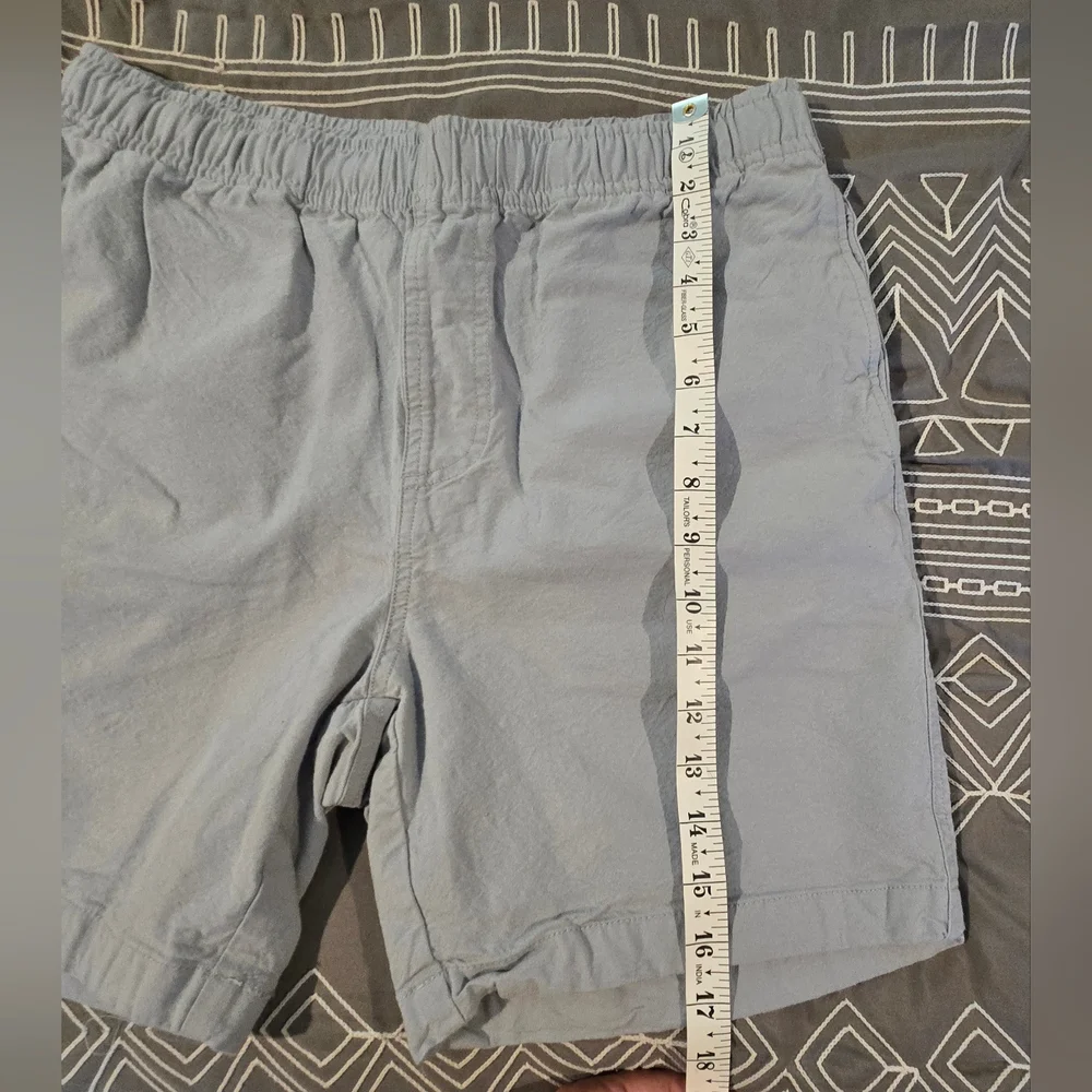 Free Fly Men's Stretch Canvas Bamboo Blend Elastic Light Blue Shorts Size Medium - Picture 4 of 8